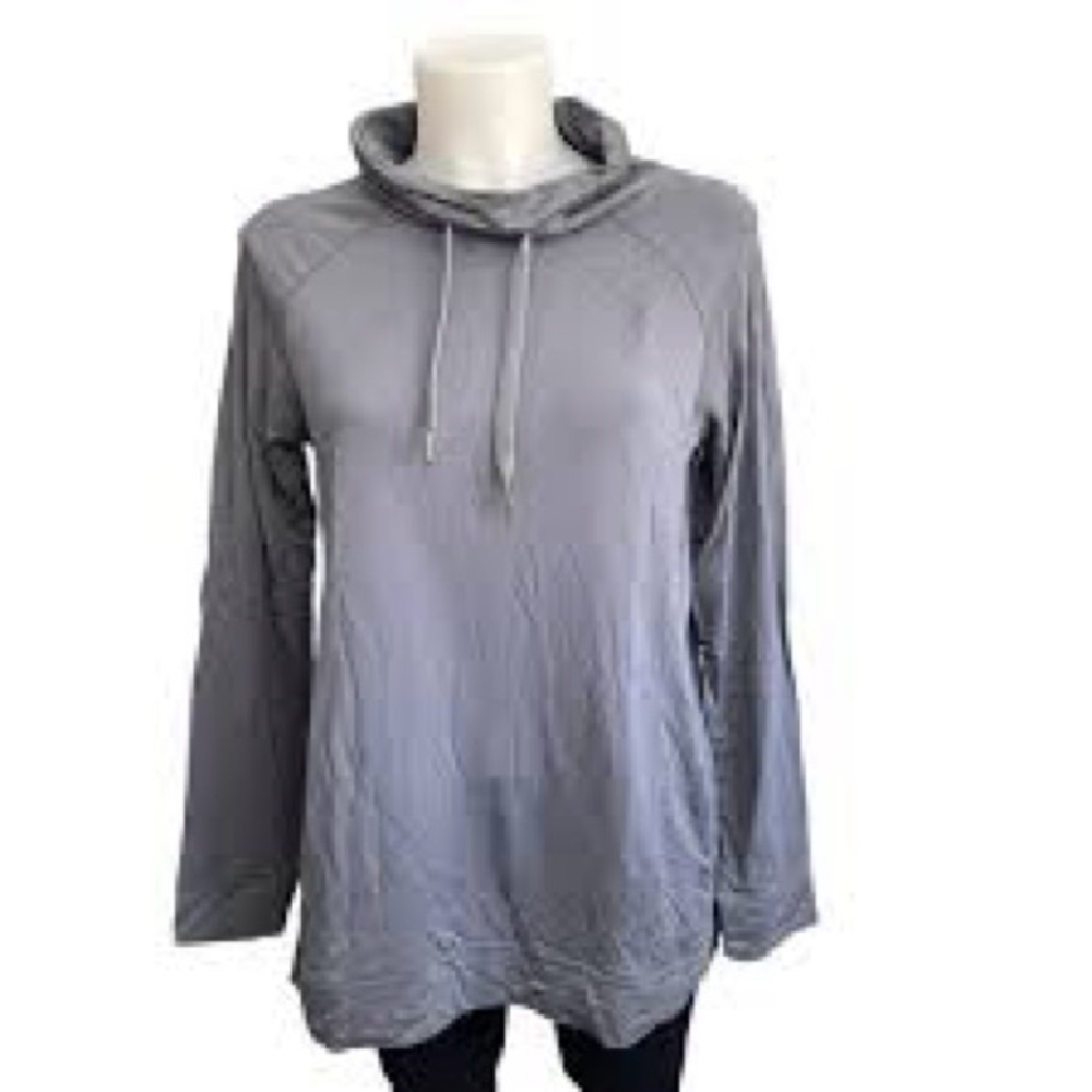 Koolaburra by Ugg Gray Cowl Neck Stretchy Pullover Sweater Loungewear sz Small